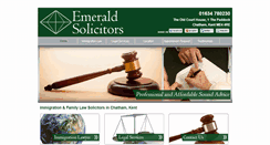 Desktop Screenshot of emeraldsolicitors.co.uk